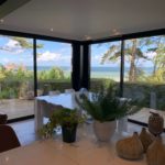 Le Carré vue Mer, vue mer de la villa en location en Normandie depuis la cuisine