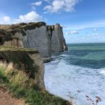 Falaises et arche d'Étretat sur la Côte d'Albâtre en Normandie