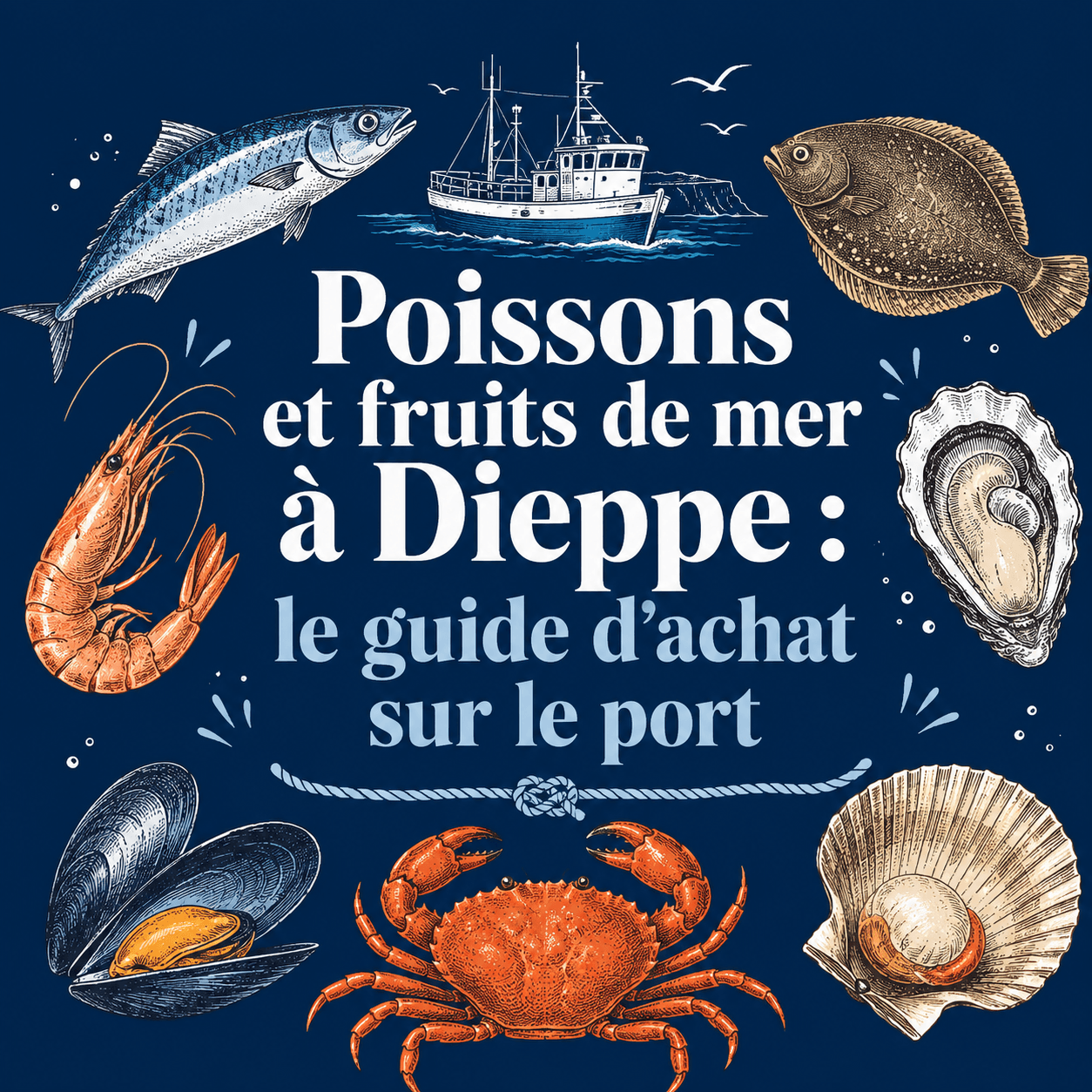 You are currently viewing Poissons et fruits de mer à Dieppe : le guide d&rsquo;achat sur le port