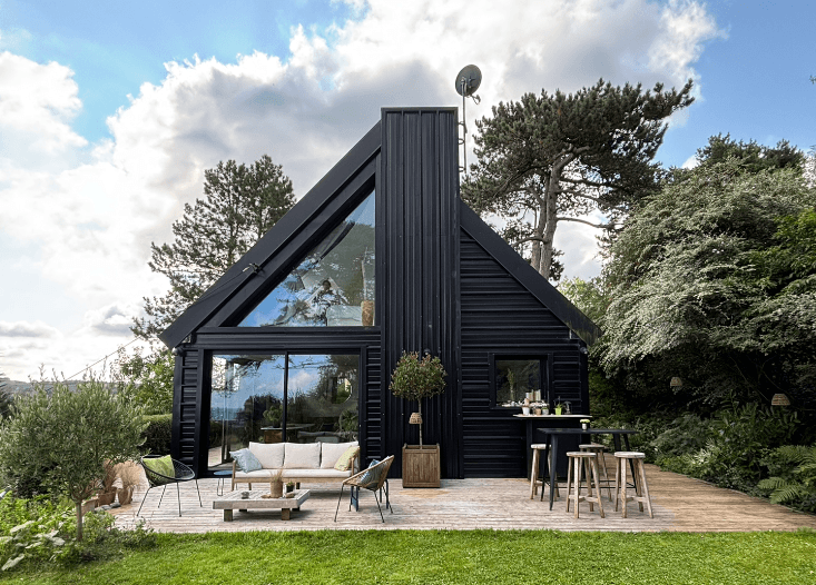 Gîte moderne avec terrasse et jardin à Pourville-sur-Mer en Normandie avec vue mer