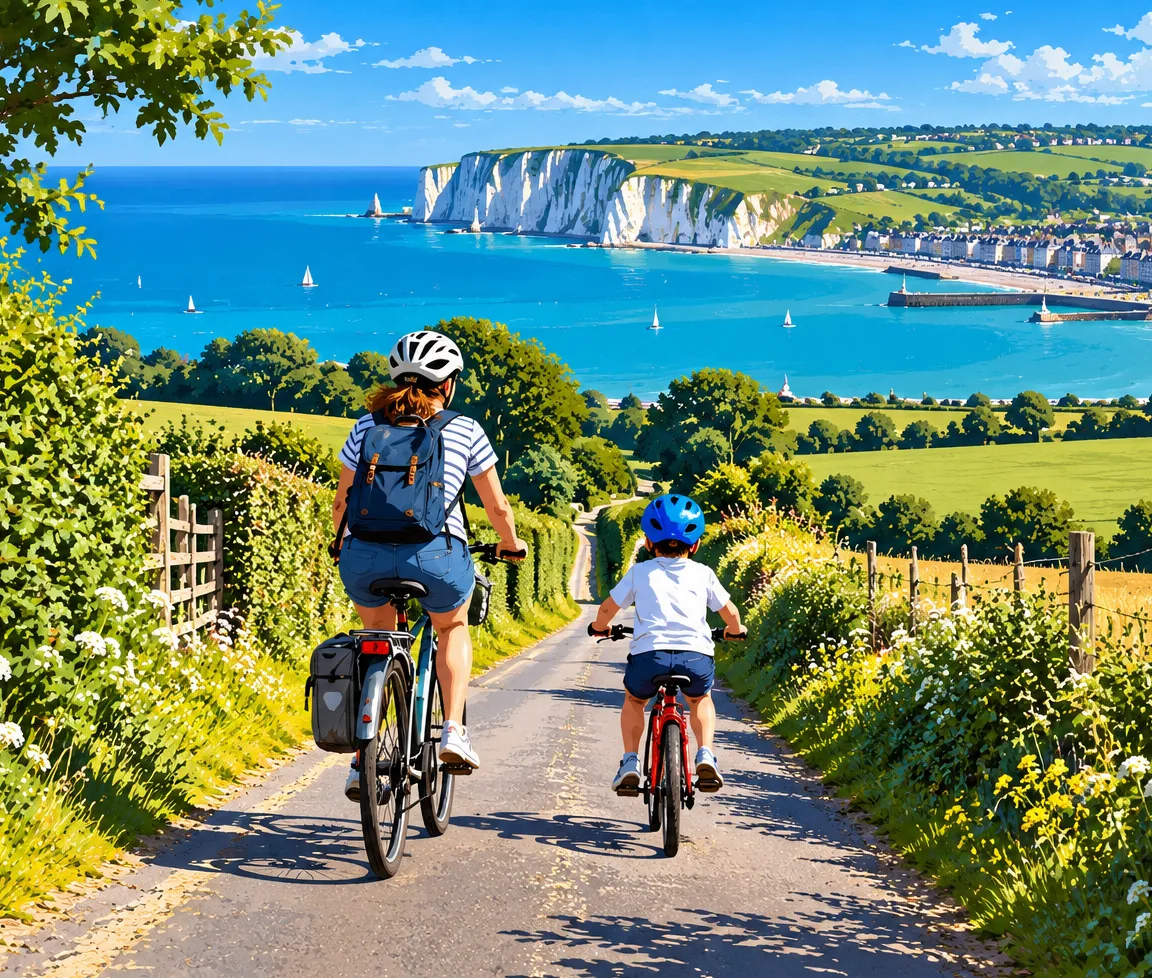 Lire la suite à propos de l’article Balades à vélo ou à cheval autour de Pourville-sur-Mer : nos circuits préférés